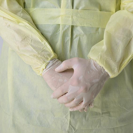 Biologisch afbreekbare Beschikbare Medische Toga's met Vloeibare Repellency Op hoog niveau