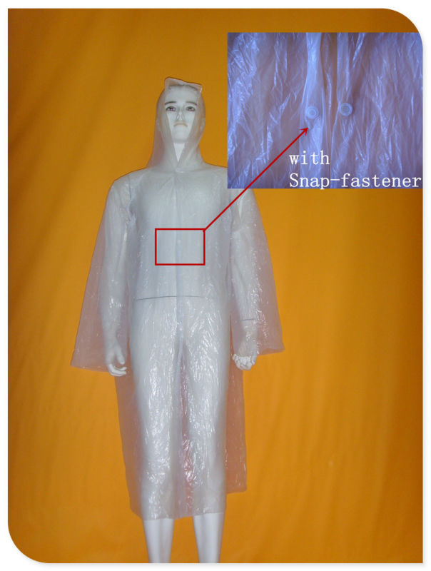 2017 Beschikbare IndustriÃ«le Plastic Regenlaag voor de Mens