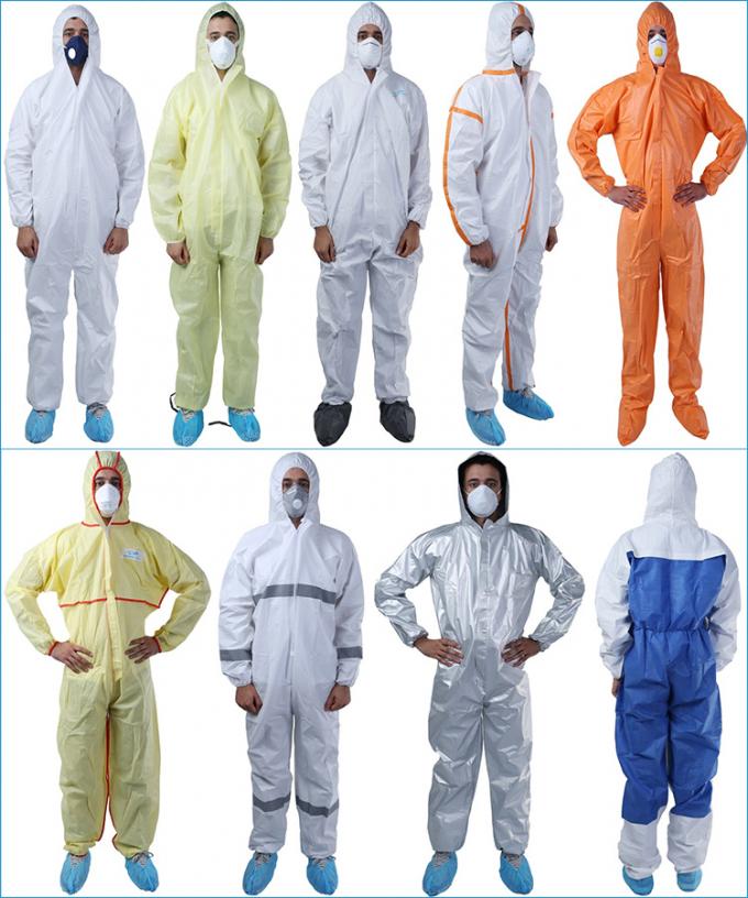 Maak Chemisch Bestand Microporous het Type 5&6 van Veiligheids Beschermende Kleding Beschikbaar Overtrek waterdicht