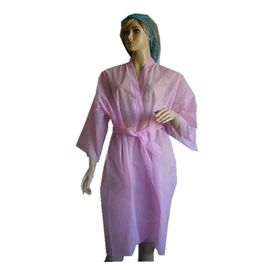 Niet Geweven Disposable Spa Robes/Kimonorobe met Uitstekende Treksterkte