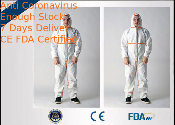 Breathable Microporous Disposable Protective Coverall With Shoe Cover