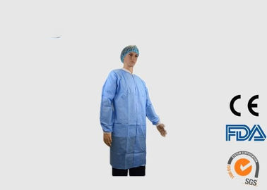 35G van het Laboratoriumjasjes van SMS het Beschikbare Tand Vloeibare Bewijs met Gebreide Manchetten