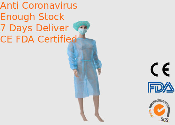 Disposable Polypropylene Hospital Isolation Gowns With High Protection Effect