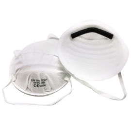Anti Corpusculair Beschikbaar Stofmasker, het Tot een kom gevormde Multi Gelaagde Materiaal van het Gezichtsmasker